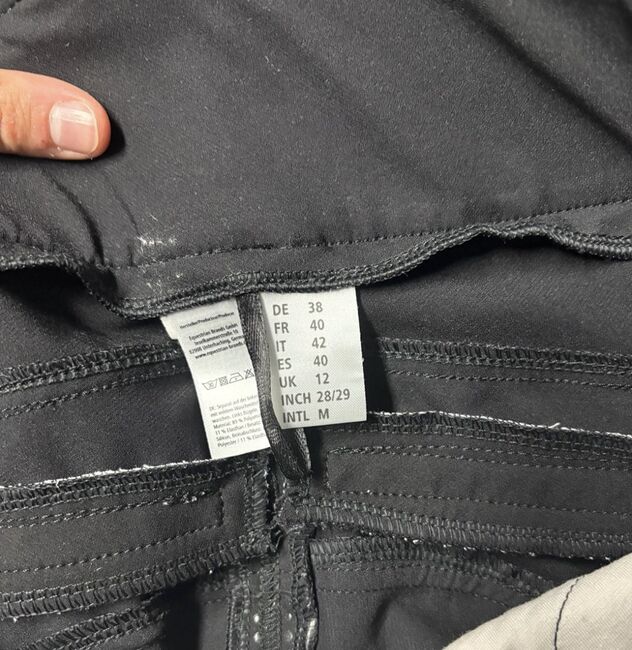 Ridersdeal Highwaist Reithosen schwarz/grau gr.38, Ridersdeal Highwaist Reithose, Aaliyah Wolf, Reithosen, Karlsruhe, Abbildung 7