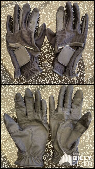 Reithandschuhe Black Forest Schwarz, Black Forest Black Forest, Clara, Riding Gloves, Lindau, Image 3