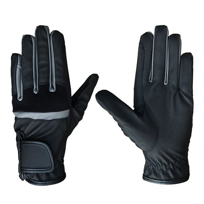 Reithandschuh "Passage" Gr. XL Farbe: Schwarz-Grau Nagelneu, Reithandschuh, Una (Horse-design), Riding Gloves, Rot am See