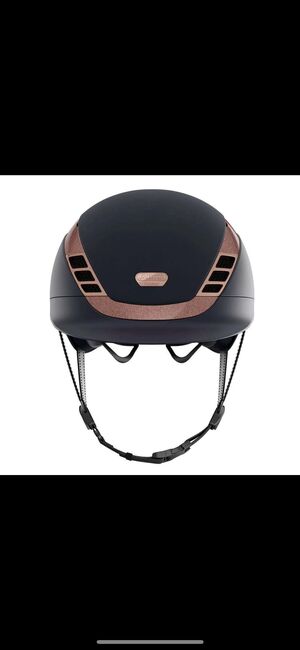 Reithelm AirLuxe Supreme, midnight blue-rosé gold, Pikeur/Abus  AirLuxe Supreme, midnight blue-rosé gold Gr.M, Andre Dittmer, Riding Helmets, Driedorf, Image 2