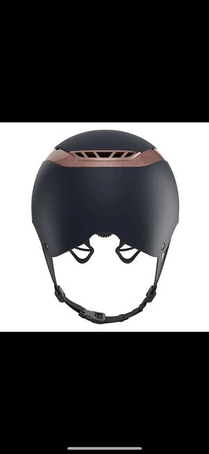 Reithelm AirLuxe Supreme, midnight blue-rosé gold, Pikeur/Abus  AirLuxe Supreme, midnight blue-rosé gold Gr.M, Andre Dittmer, Riding Helmets, Driedorf, Image 4