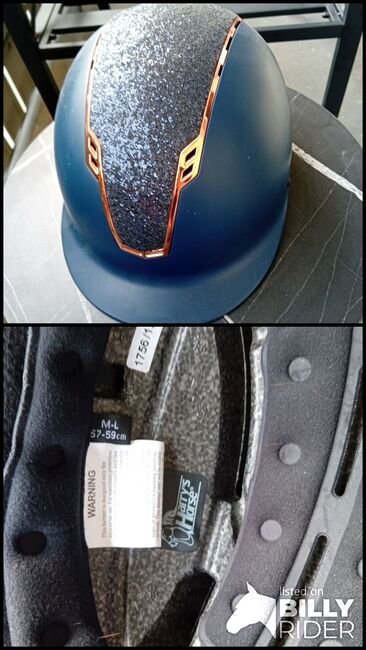 Reithelm mit Glitzer, Jessica , Riding Helmets, Heiligenhaus , Image 3