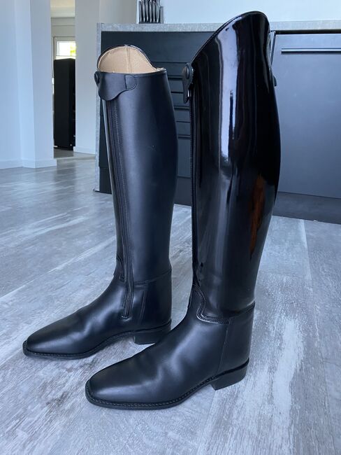 Reitstiefel Dressurstiefel Cavallo Lackschaft, wie neu, Cavallo, Lara  Schilling, Riding Boots, Bergkamen, Image 2