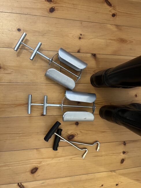 Reitstiefel Echtleder Königs mit Tasche, Stiefelspannern und Anziehhilfe, Königs, Claudia, Riding Boots, Berlin, Image 7