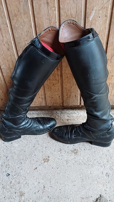 Reitstiefel Sergio Grasso schwarz mit Lack 41 (40), Sergio Grasso, Julia , Riding Boots, Gleichen, Image 4
