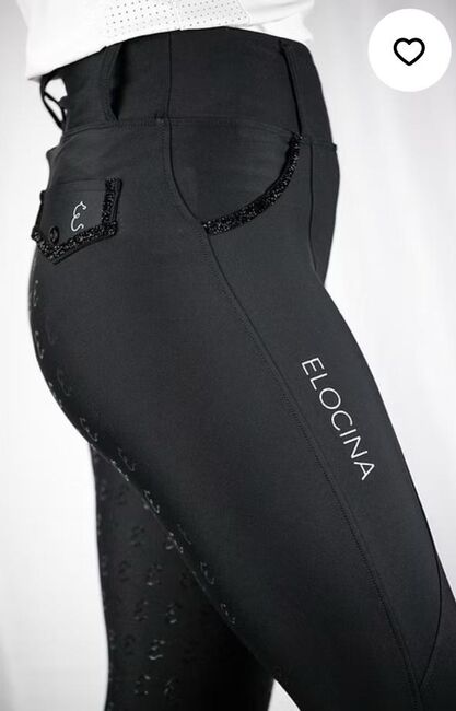 Reithose Elocina Größe M schwarz, Elocina Emilia 2.0, Heike, Breeches & Jodhpurs, Dortmund
