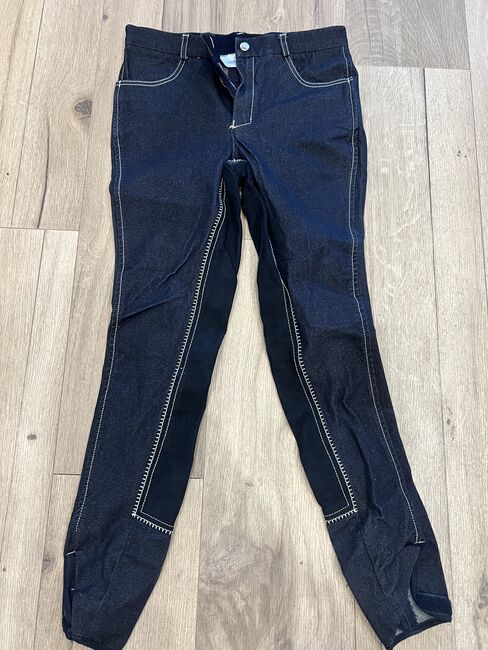 Reithose Vollbesatz 164 blau, Sandra , Children's Breeches & Jodhpurs, Worms