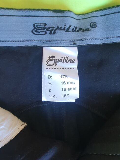 Reithose, Vollbesatz, Equilibre, Gr. 176, schwarz, Equilibre , Mareike , Children's Breeches & Jodhpurs, Dresden , Image 5