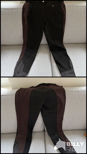 Reithosen in braun-schwarz, Equilibre, Janine Nietlispach, Breeches & Jodhpurs, St Gallen, Image 3