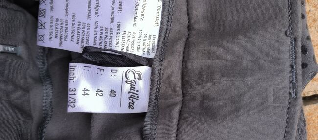 Reithose Größe 40 Equilibre Grip-Reithose Janina - neuwertig, Equilibre Janina, An Be, Breeches & Jodhpurs, Lorch, Image 2