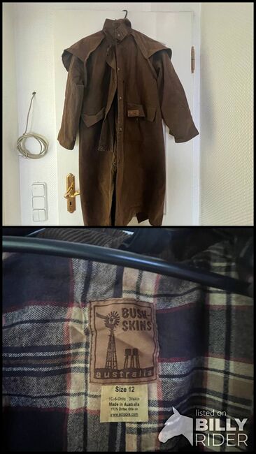 Reitmantel Kind Bushskins Oilskin Size 12 (152), BUSHSKINS australia Oilskin, Zoe, Children's Breeches & Jodhpurs, Solingen, Image 3