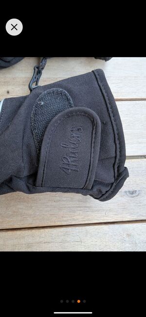 Reithandschuhe schwarz, 4Riders, Beatrice , Riding Gloves, Basel , Image 4