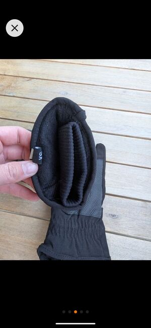 Reithandschuhe schwarz, 4Riders, Beatrice , Riding Gloves, Basel , Image 3