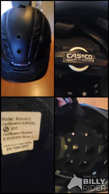 Reithelm von Casco 55-57 cm Mistrall 2, Casco Mistrall 2, Anke Voigt, Riding Helmets, Kriegsfeld, Image 7