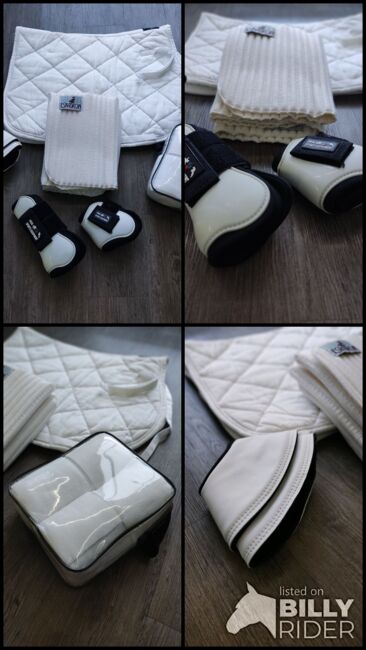 Reitset/ Turnierset in Weiß für Warmblut, Marcus, Tendon Boots, Markranstädt, Image 5