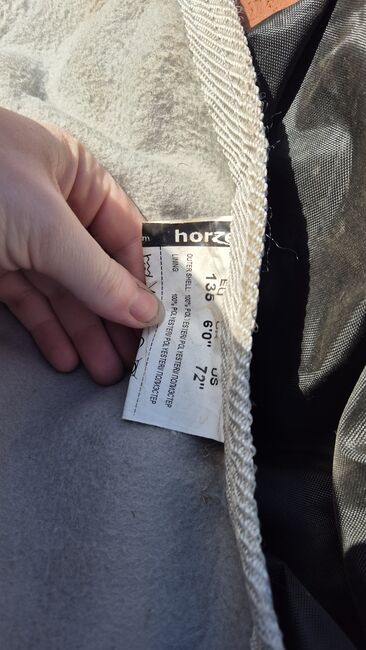 Ausrittdecke 135cm, Horze, Denise, Horse Blankets, Sheets & Coolers, Laatzen, Image 2
