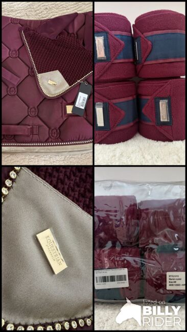 Equestrian Stockholm Set, Equestrian Stockholm  Merlot Crystal Gold, Lara Weber , Dressage Pads, Andernach, Image 12