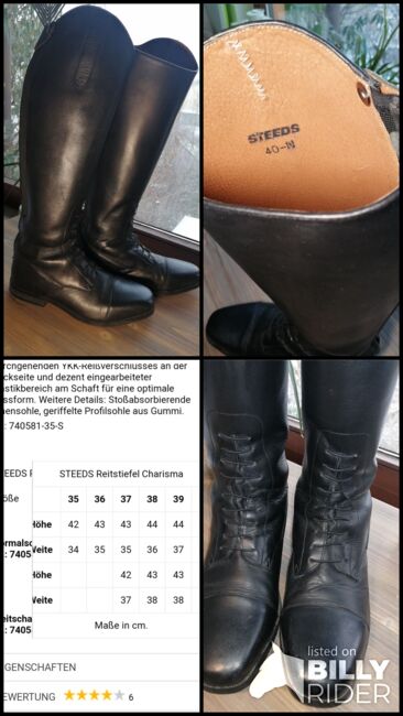 Gut erhaltene Damen-Leder-Reitstiefel, Gr. 40/40,5, Steeds Charisma, CORRY43, Riding Boots, Neuffen, Image 9