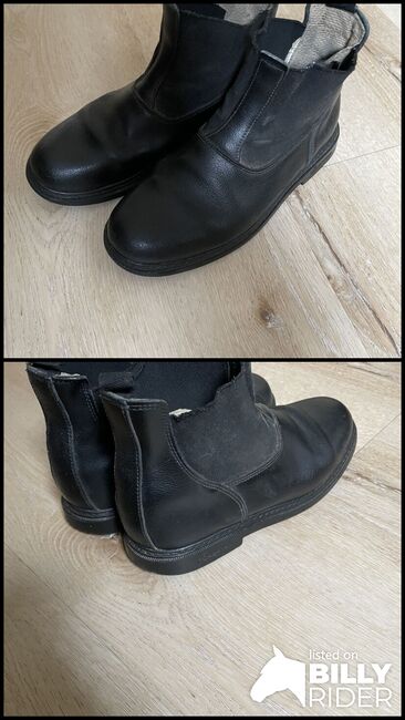 Reitstiefeletten Leder schwarz Gr. 34, Fouganza Reitstiefelette Kinder, Susann Seyfarth, Jodhpur Boots, Hohenstein-Ernstthal, Image 3