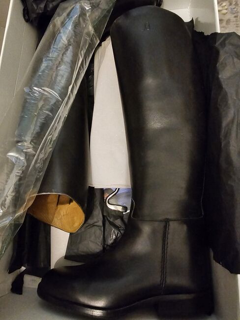 Reitstiefel schwarz gr.39, Sergio Grasso, Mara, Riding Boots, Rotkreuz, Image 5