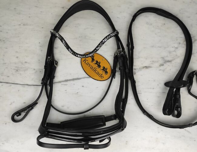 Reithalfter Kavalkade Ivana, Kavalkade Ivana Gr. Pony, Fabis Lederey, Kempf F. (Fabis Lederey), Nosebands, Pirmasens