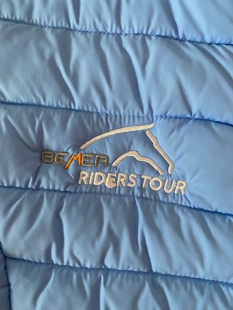 Weste Reitweste Springstar Blau Gr. S Logo BEMER Riders Tour, Springstar, Kati Auer, Riding Jackets, Coats & Vests, Remscheid, Image 3