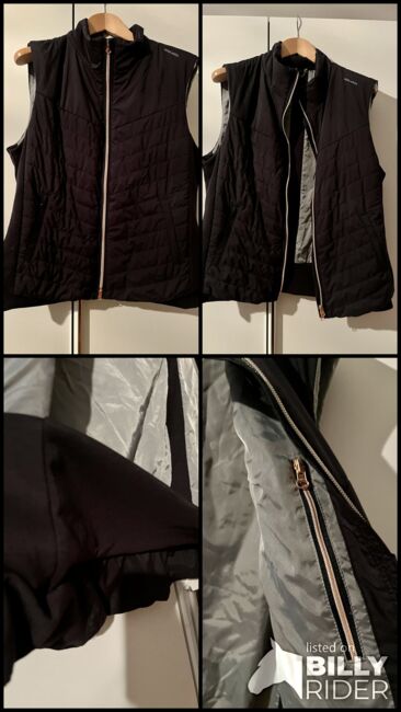 Reitweste schwarz mit rosegold, Gr. XL, Decathlon / Fouganza, Isabell, Riding Jackets, Coats & Vests, Frankfurt , Image 7
