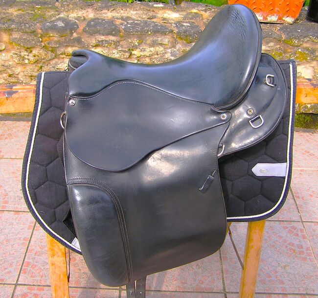 Rieser Sattel Dressur und Gelände, 16 Zoll, kurz breit, auch für Kleinpferde, Rieser 3D, Christiane Isifreund, Dressage Saddle, Saarlouis