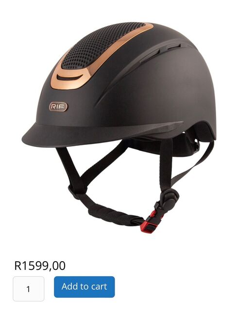 RIF Riding Helmet, RIF  RIF Helmet, Lily Elle, Riding Helmets, Johannesburg , Image 3