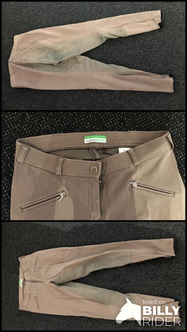 Reithose Isabell Werth Gr. 80 beige/taupe, Isabell Werth Barcelona, SJS, Breeches & Jodhpurs, Wingst, Image 4