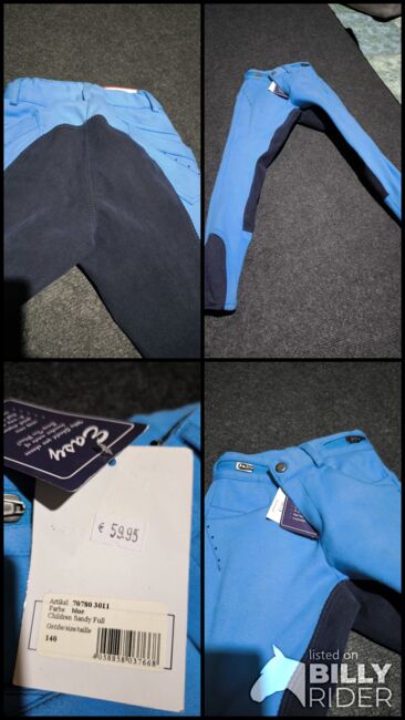 Reiterhose, Kinder, blau , neu gr. 140, David, Children's Breeches & Jodhpurs, Langen, Image 5