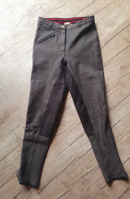 Reithose Nadelstreifen schwarz Gr. 36, Kathrin, Breeches & Jodhpurs, Gehrden, Image 2