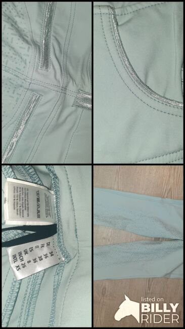 Reithose Hellblau glitzer, Ridersdeal, Lisa, Breeches & Jodhpurs, Limbach-Oberfrohna, Image 5