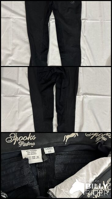 Reithose Spooks Größe Ladies XS in schwarz Vollbesatz, Spooks  Reithose mit Vollbesatz , Eva, Breeches & Jodhpurs, Dallgow-Döberitz, Image 4