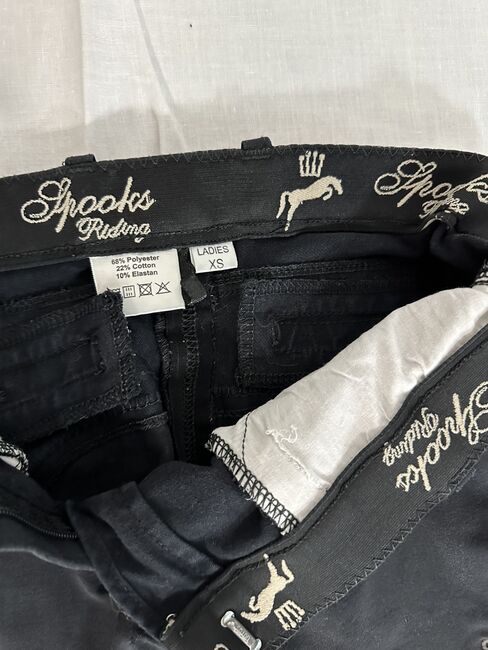 Reithose Spooks Größe Ladies XS in schwarz Vollbesatz, Spooks  Reithose mit Vollbesatz , Eva, Breeches & Jodhpurs, Dallgow-Döberitz, Image 2