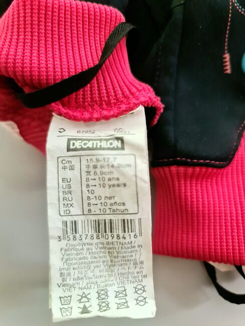 Reithandschuhe für Kinder, DECATHLON Modell: Fouganza., Helga, Riding Gloves, Regensburg, Image 4