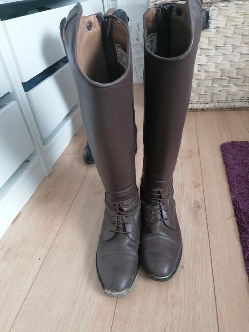 Reitstiefel Braun weit Gr. 39, HKM , Julia, Riding Boots, Aiterhofen