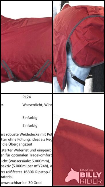 RL24 Weidedecke Polarfleece, RL24, J.B., Horse Blankets, Sheets & Coolers, Oelde, Image 6