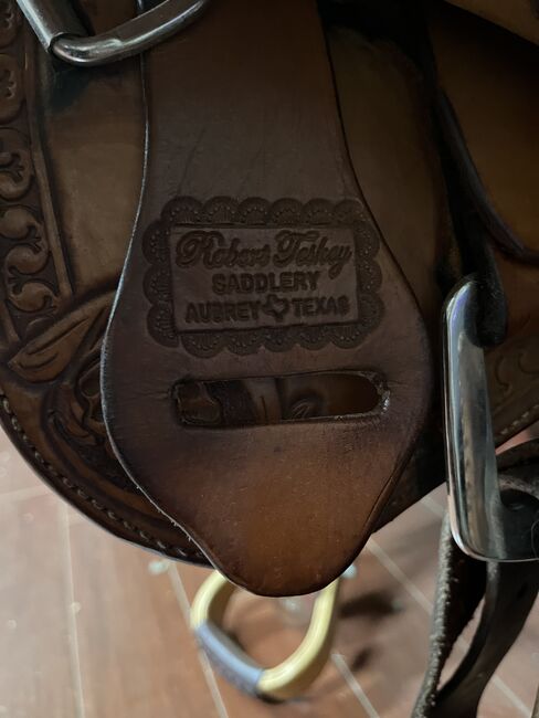 Robert Teskey Reining Saddle, Robert Teskey , Alannah Harkins , Western Saddle, Prosper , Image 2