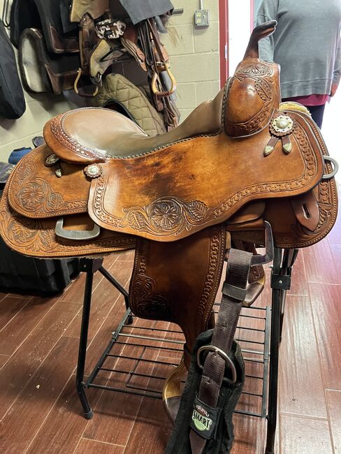 Robert Teskey Reining Saddle, Robert Teskey , Alannah Harkins , Westernsattel, Prosper , Abbildung 3