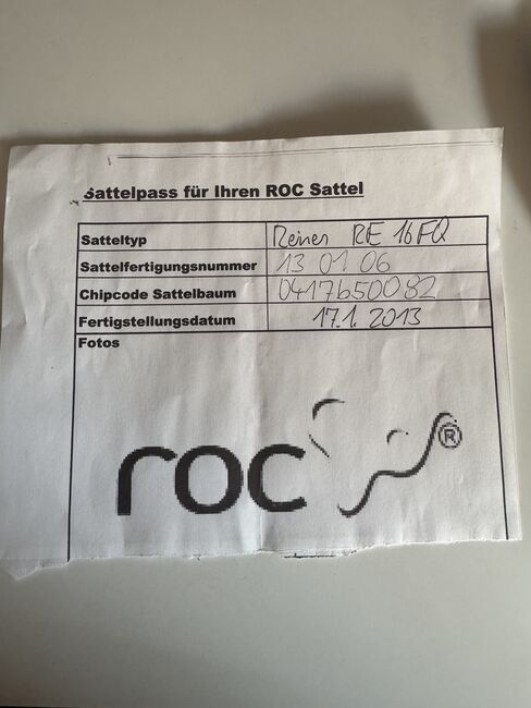 ROC Westernsattel Reiner RE16 34, ROC Reiner , Celina, Westernsattel, Gelenberg, Abbildung 5