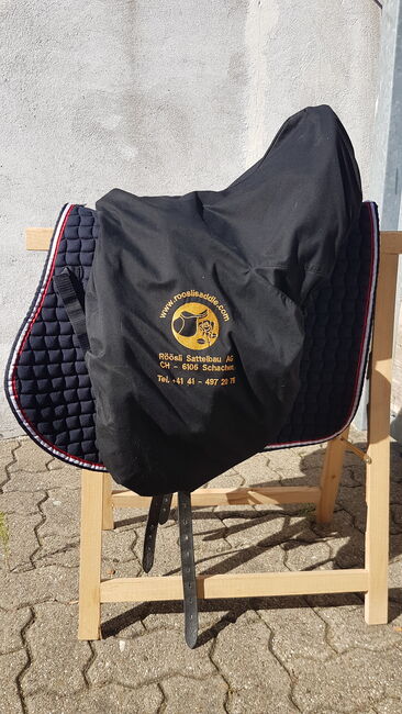 Röösli Classic Pilatus Dressursattel 17 Zoll / Kurzgurt, Röösli Classic Pilatus, Manuela Matzke, Dressage Saddle, Wolsdorf, Image 6