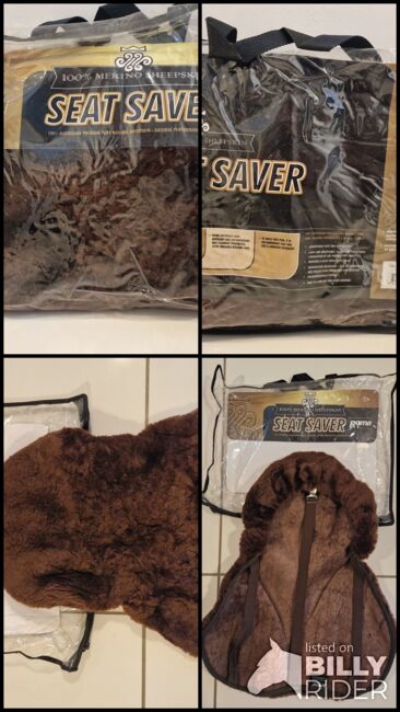 Roma 100% Merino Sheepskin Saddle Seat Saver, Roma, Catherine Henry, Saddle Accessories, Pontefract, Image 5