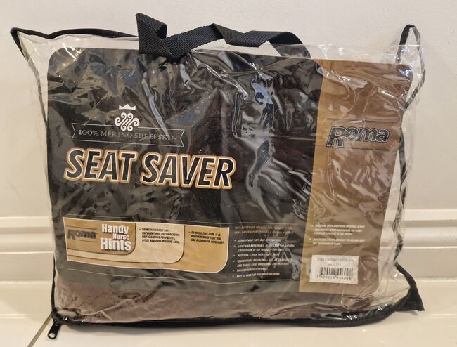 Roma 100% Merino Sheepskin Saddle Seat Saver, Roma, Catherine Henry, Sattelzubehör, Pontefract, Abbildung 2