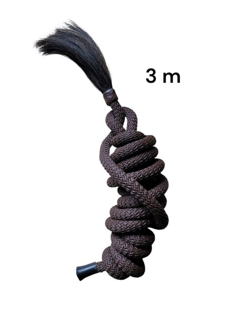 Strick, Bodenarbeitsseil mit Echthaar 3 m, unbekannt, Andrea Schürmann, Leads, Lichtenau
