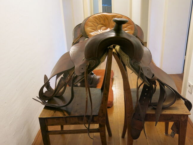 Roping Sattel, Westernreitsattel, Leder, Triangle T Brand, Triangle T Brand, Leila, Western Saddle, Hergensweiler, Image 2