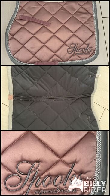 Rosa Spooks Schabracke mit Glitzer Rand, Spooks , Celina , Dressage Pads, Handewitt, Image 4