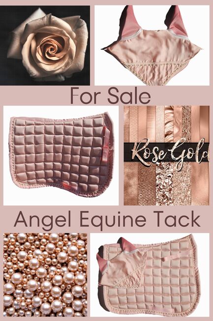 Rose gold set, Angel Equine , Abbey, Dressage Pads, Pretoria 