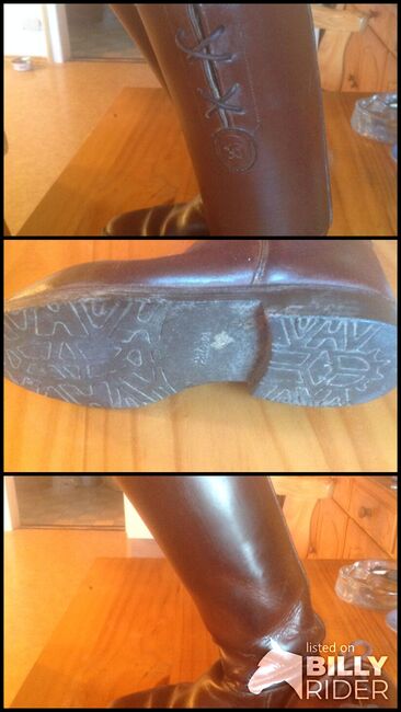 Rotbraune Reitstiefel Gr 38, Sergio Grasso, Stefanie , Reitstiefel, Miesbach, Abbildung 4