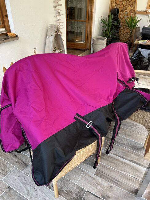 Pinke HKM Outdoordecke, HKM Regendecke Outdoordecke, Katja Ott, Horse Blankets, Sheets & Coolers, Bernbeuren